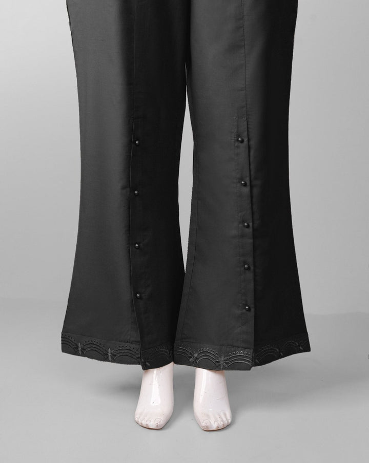 BELL BOTTOM TROUSERS - Polkadots - 12946PD-201595 - BELL BOTTOM TROUSERS