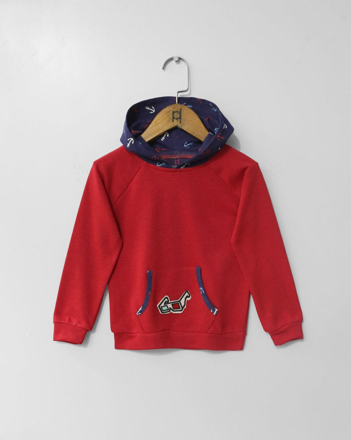 BOYS HOODIE - Polkadots - 13871HG - 220087 - BOYS HOODIE