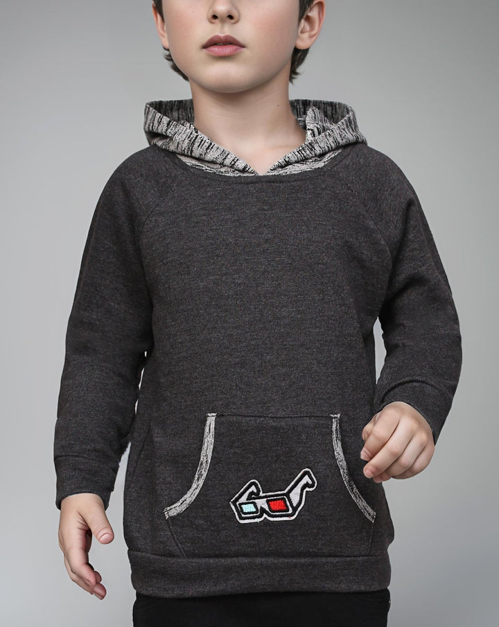 BOYS HOODIE - Polkadots - 13871HG - 220087 - BOYS HOODIE