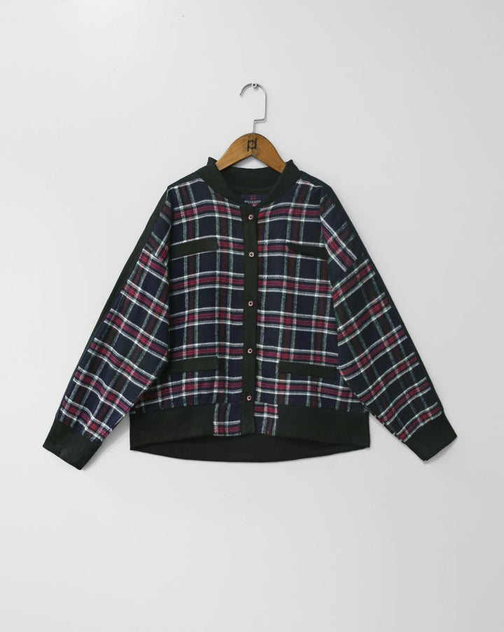 CHECKERED JACKET - Polkadots - 13827PG - 219375 - CHECKERED JACKET