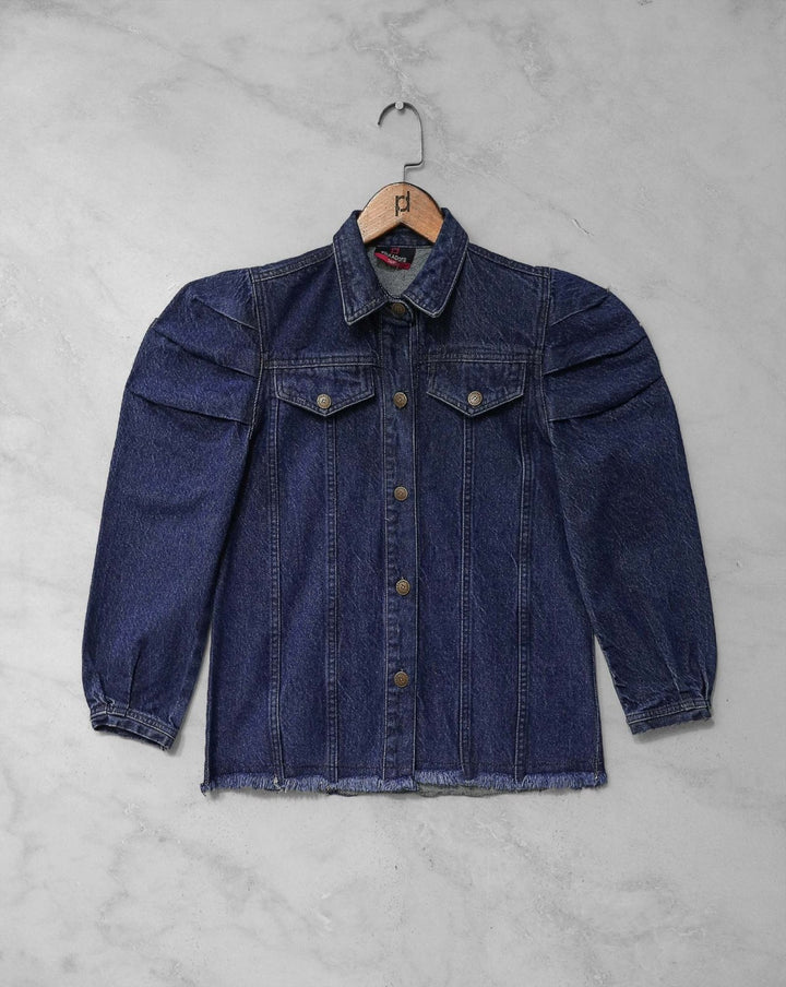 DENIM JACKET - Polkadots - 12887DZ - 200143 - DENIM JACKET