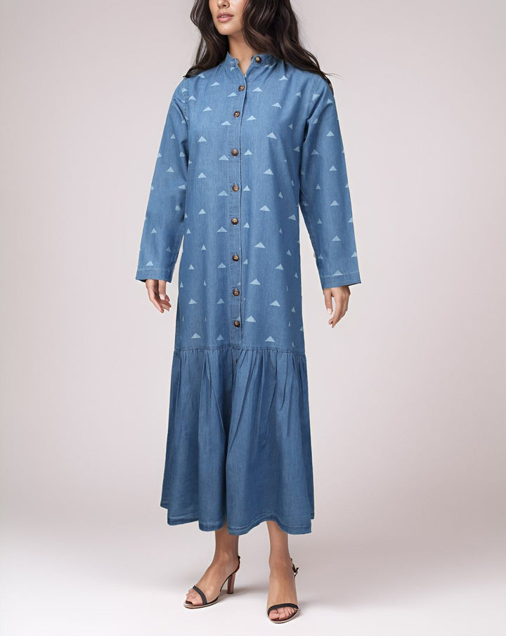 DENIM MAXI - Polkadots - 13741AK - 217568 - DENIM MAXI