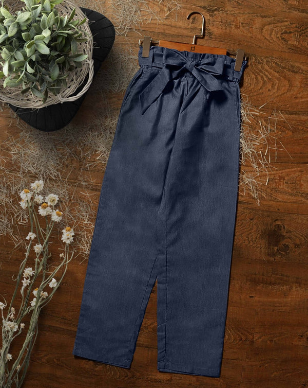 | DENIM STRAIGHT PANTS | - Polkadots - 10602MN - 051059 - DENIM STRAIGHT PANTS - Polkadots