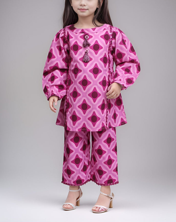 GIRLS 2 PIECE SUIT - Polkadots - 14121MN - 223476 - GIRLS 2 PIECE SUIT