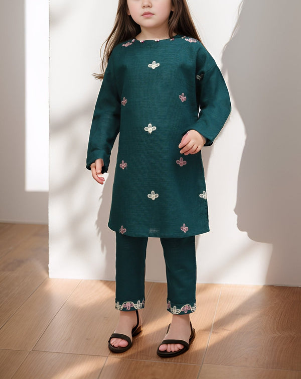 GIRLS 2 PIECE SUIT - Polkadots - 13079MN - 221489 - GIRLS 2 PIECE SUIT