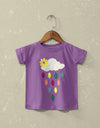 GIRLS EMBROIDERED T-SHIRT - Polkadots - 11008HG-058910 - GIRLS EMBROIDERED T-SHIRT