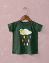 GIRLS EMBROIDERED T-SHIRT - Polkadots - 11008HG-203260 - GIRLS EMBROIDERED T-SHIRT