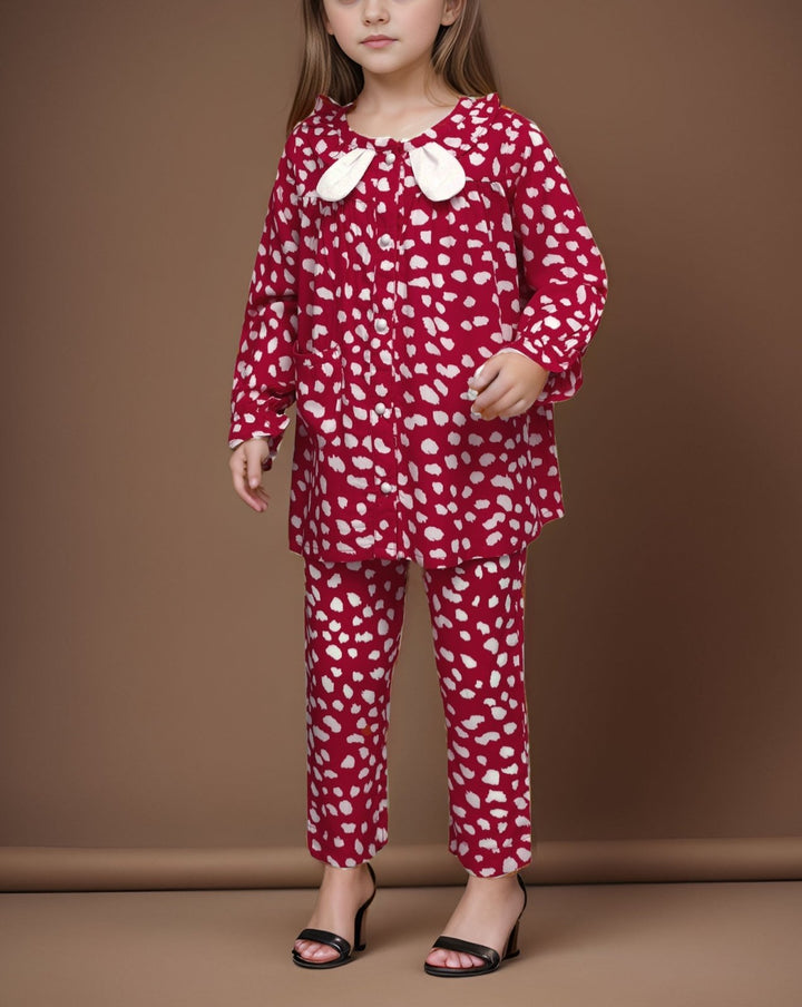 GIRLS SLEEPWEAR - Polkadots - 13799QA - 218709 - GIRLS SLEEPWEAR