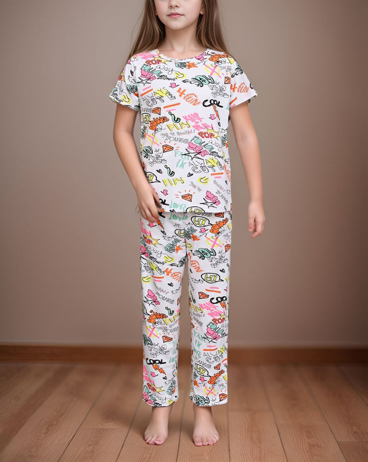 GIRLS SLEEPWEAR - Polkadots - 12035PD5 - 227885 - GIRLS SLEEPWEAR