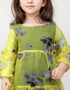 GIRLS TIERED DRESS - Polkadots - 13539PD - 214692 - GIRLS TIERED DRESS