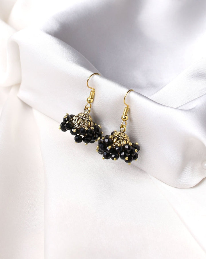 JHUMKA EARINGS - Polkadots - 14190NJ - 224195 - JHUMKA EARINGS