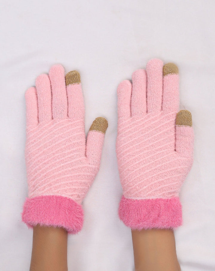 JUNIOR WOOLEN GLOVES - Polkadots - 14141LIC - 223740 - JUNIOR WOOLEN GLOVES