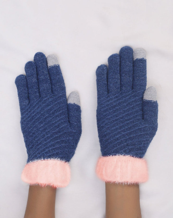 JUNIOR WOOLEN GLOVES - Polkadots - 14141LIC - 223741 - JUNIOR WOOLEN GLOVES