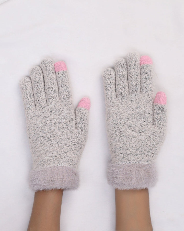 JUNIOR WOOLEN GLOVES - Polkadots - 14141LIC - 223749 - JUNIOR WOOLEN GLOVES