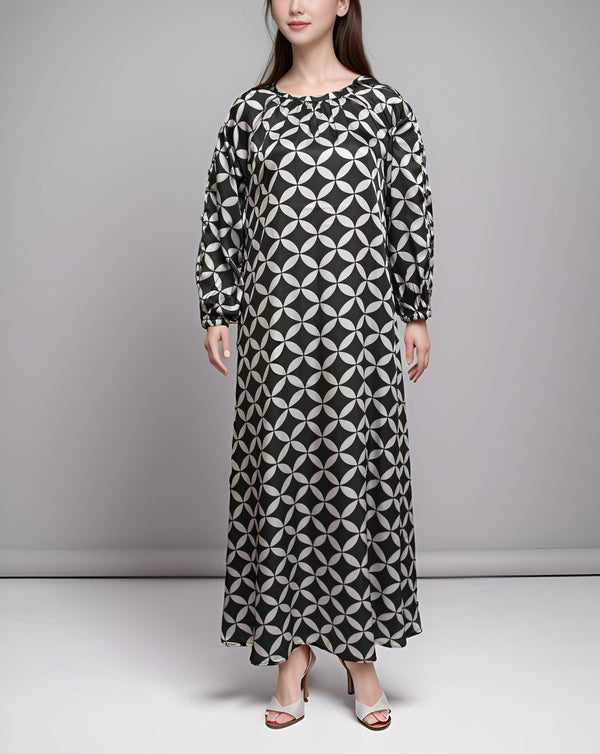 PRINTED MAXI - Polkadots - 13909QA - 220650 - PRINTED MAXI