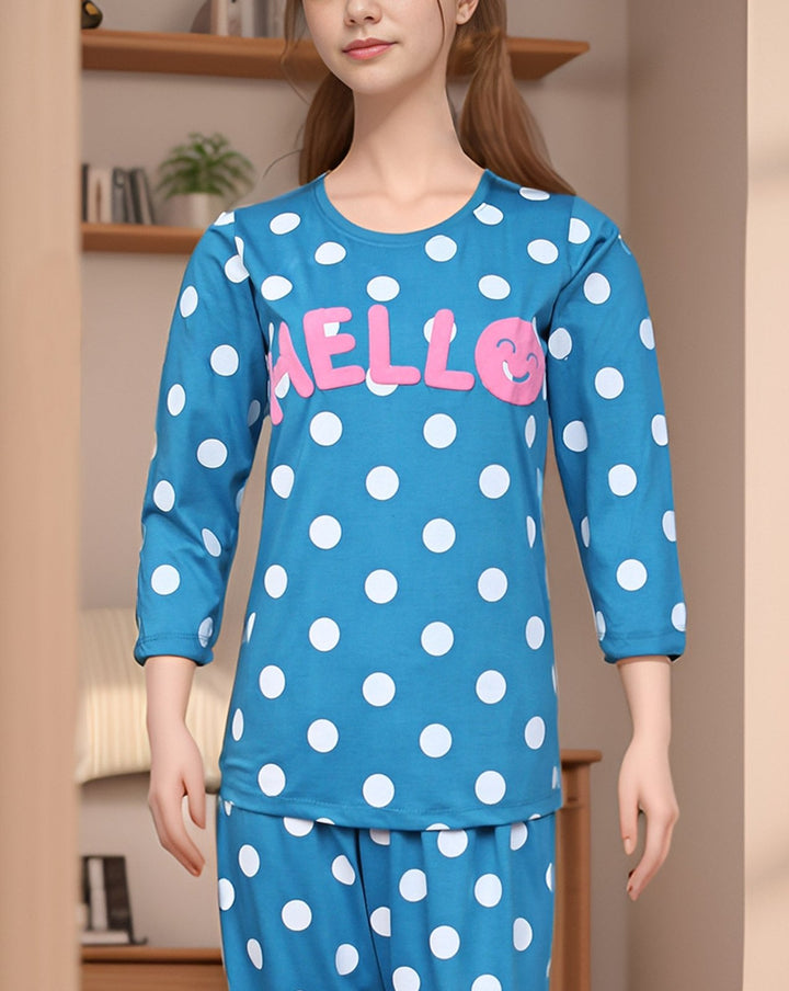 SLEEPWEAR - Polkadots - 13769FK - 217901 - SLEEPWEAR