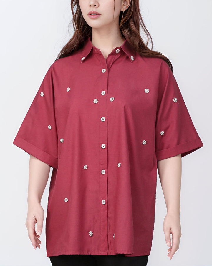 SOLID TOP - Polkadots - 13557HG - 215228 - SOLID TOP