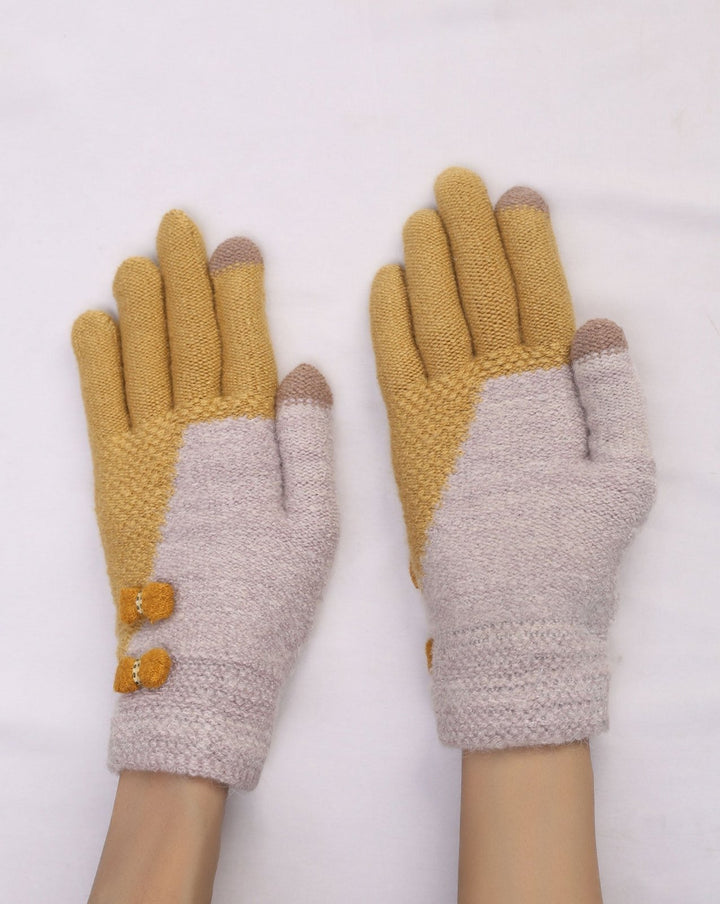 WOOLEN GLOVES - Polkadots - 14143LIC - 223719 - WOOLEN GLOVES