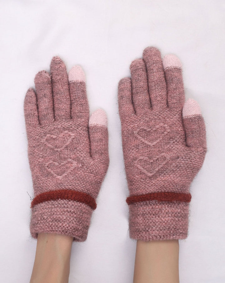 WOOLEN GLOVES - Polkadots - 14143LIC - 223713 - WOOLEN GLOVES