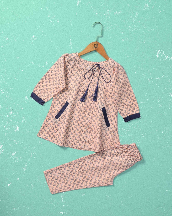 GIRLS 2 PIECE SUIT - Polkadots - 12667AY-211650 - GIRLS 2 PIECE SUIT