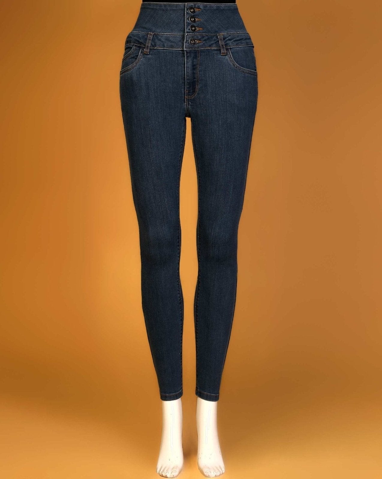 HIGH WAIST JEANS - Polkadots