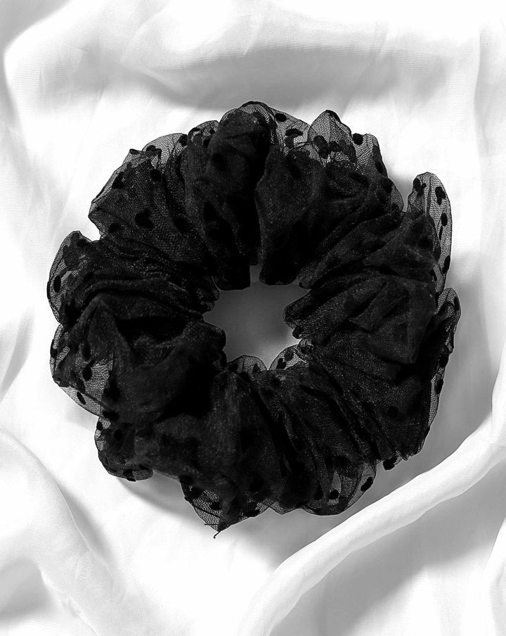 | PLAIN SCRUNCHIES | - Polkadots - 12625RF38-200557 - | PLAIN SCRUNCHIES |