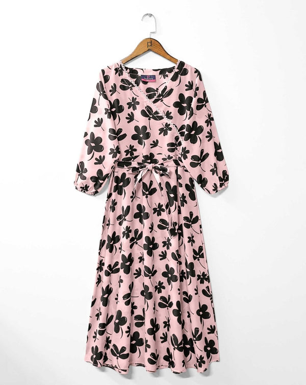 PRINTED FROCK - Polkadots - 12326HG5-195796 - PRINTED FROCK