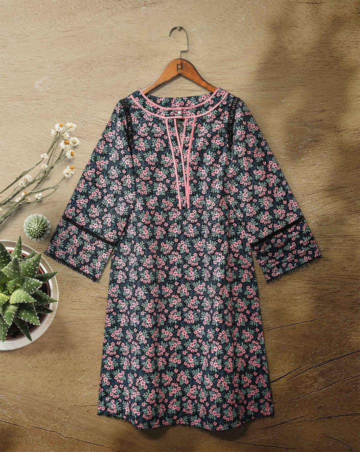 PRINTED KURTI - Polkadots - 12574HG-192523 - PRINTED KURTI