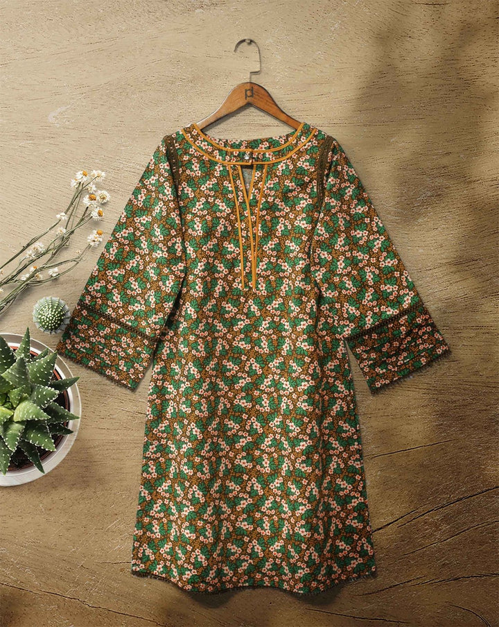 PRINTED KURTI - Polkadots - 12574HG-192526 - PRINTED KURTI